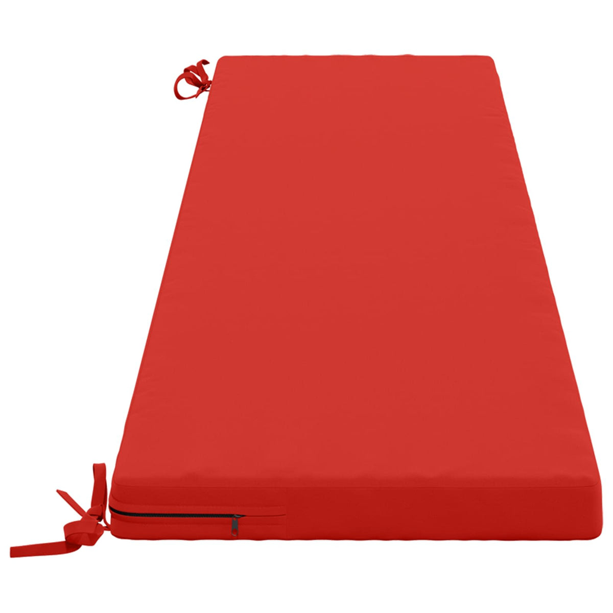 Bench Cushion SOEST 100% Polyester Red 200 x 40 x 5 cm