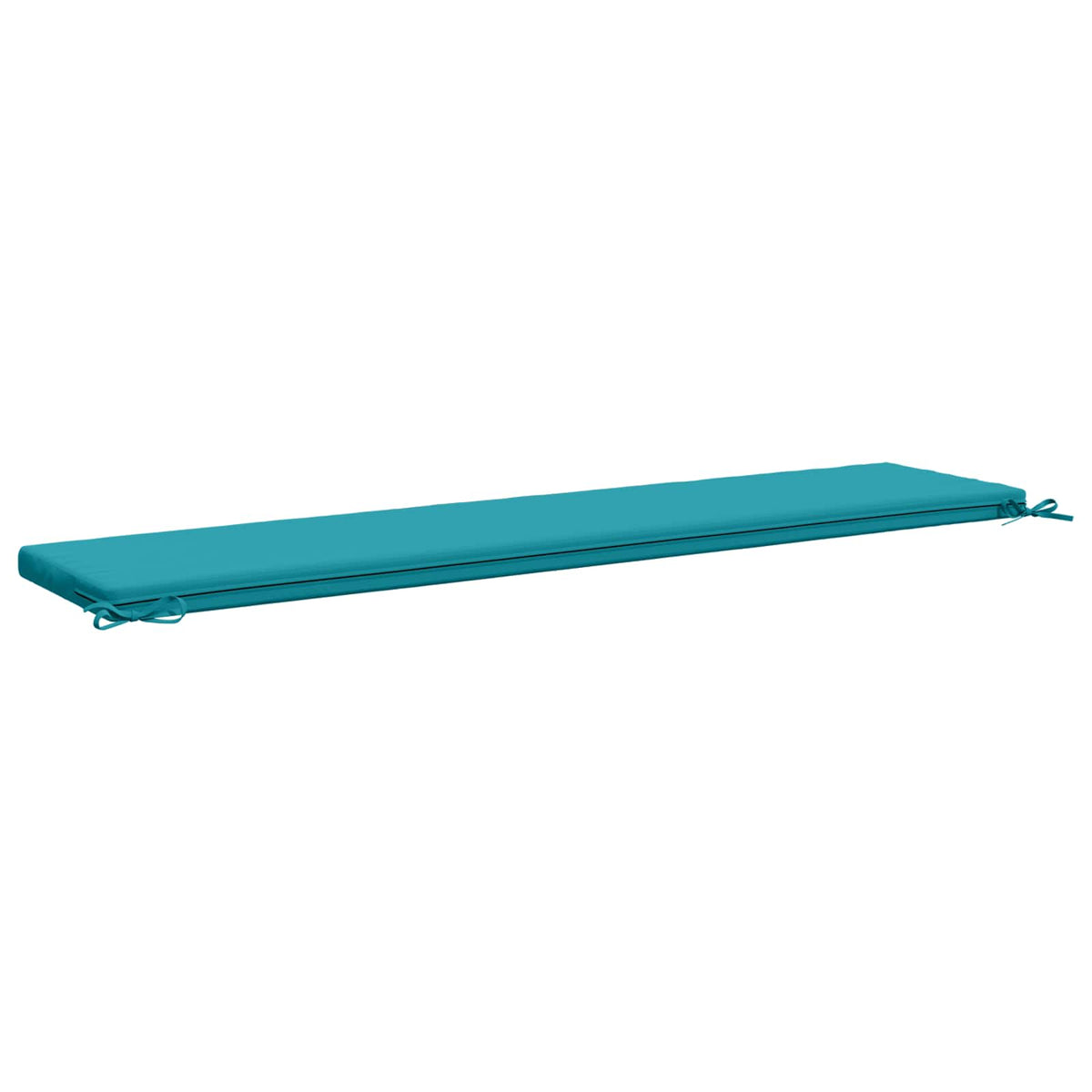 Bench Cushion SOEST 100% Polyester Turquoise 200 x 40 x 5 cm