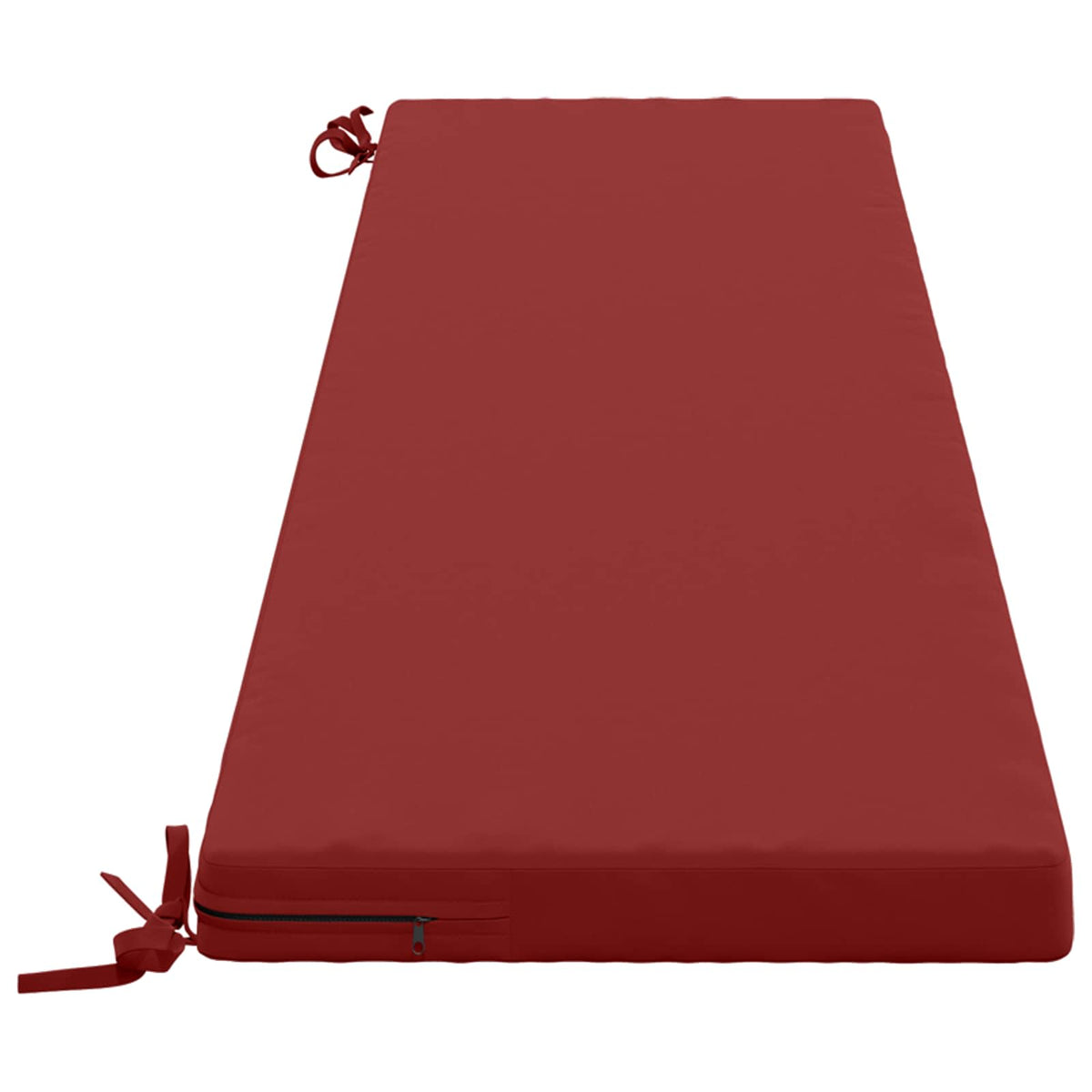 Bench Cushion SOEST 100% Polyester Wine Red 200 x 40 x 5 cm