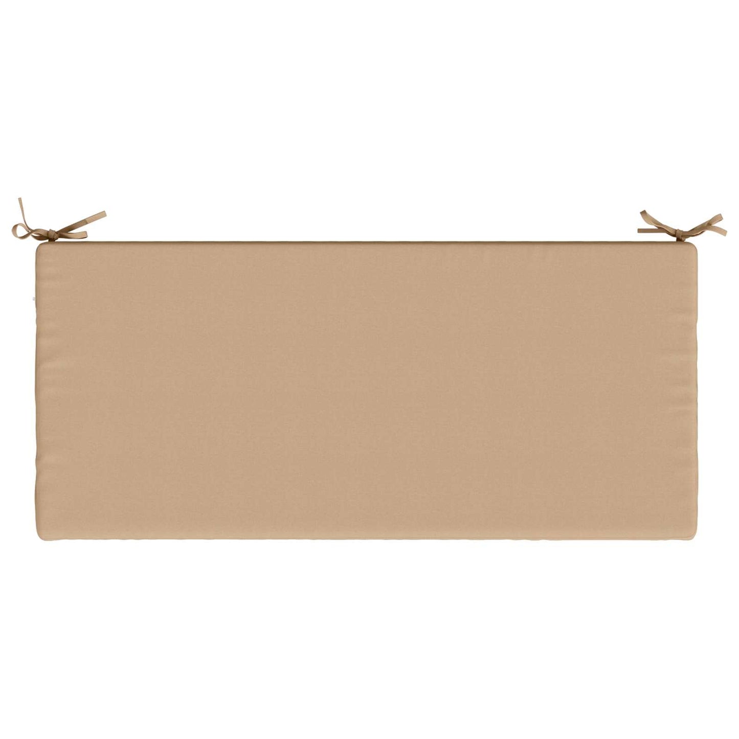 2-Piece Bench Cushions SOEST 2 pcs 100% Polyester Sand