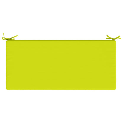 2-Piece Bench Cushions SOEST 2 pcs 100% Polyester Bright Green