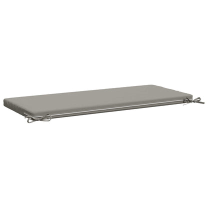 2-Piece Bench Cushions SOEST 2 pcs 100% Polyester Grey