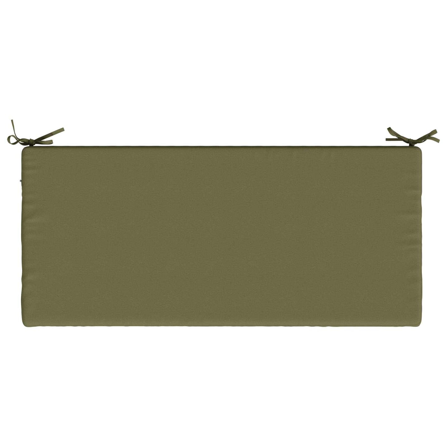 2-Piece Bench Cushions SOEST 2 pcs 100% Polyester Olive Green