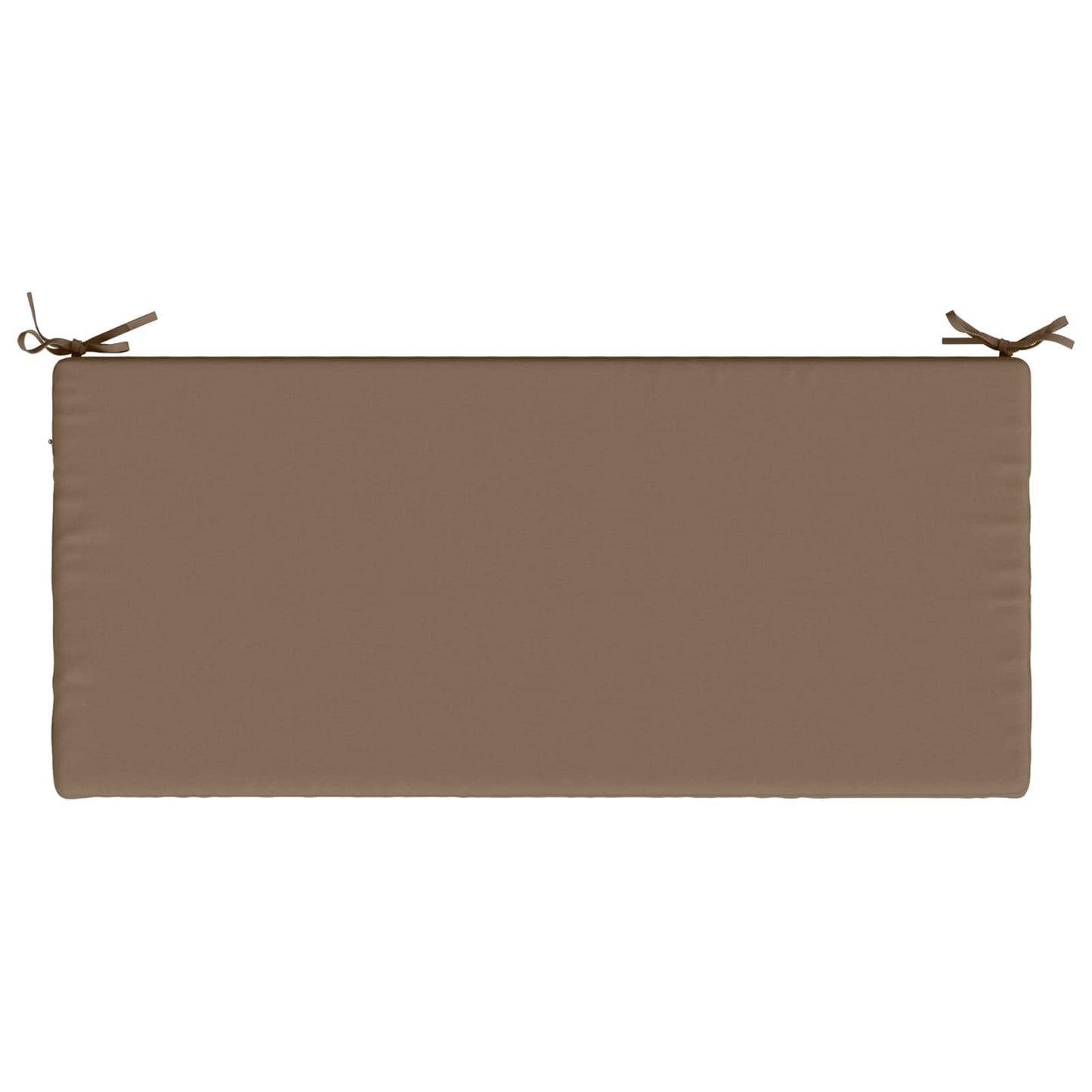 2-Piece Bench Cushions SOEST 2 pcs 100% Polyester Taupe