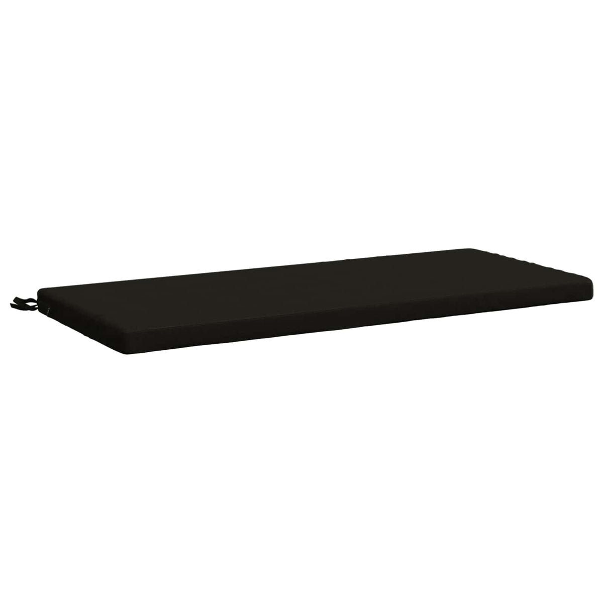 2-Piece Bench Cushions SOEST 2 pcs 100% Polyester Black