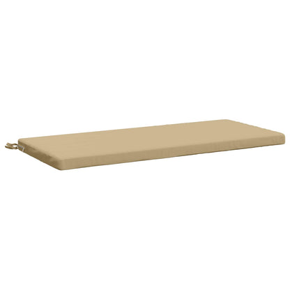 2-Piece Bench Cushions SOEST 2 pcs 100% Polyester Beige