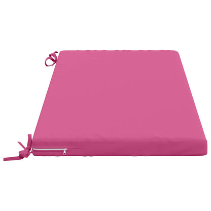 2-Piece Bench Cushions SOEST 2 pcs 100% Polyester Pink