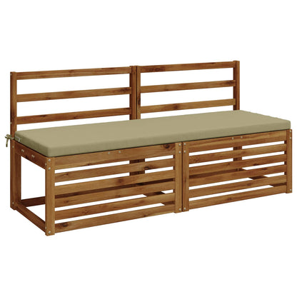 Bench Cushion SOEST 100% Polyester Light Green 140 x 50 x 5 cm