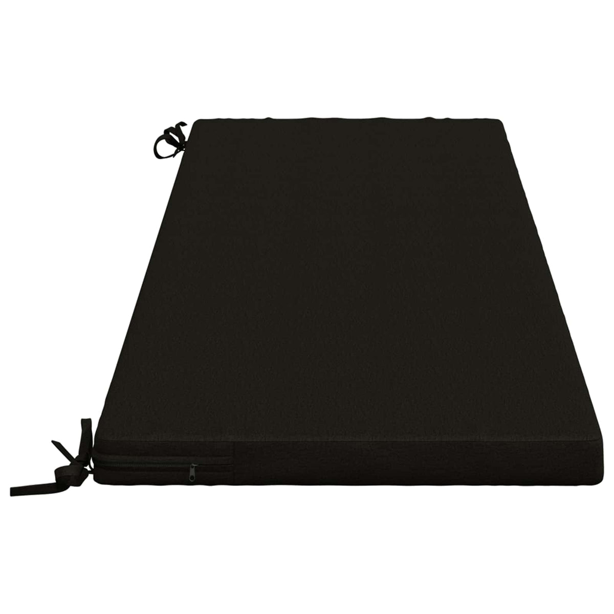 2-Piece Bench Cushions SOEST 2 pcs 100% Polyester Black