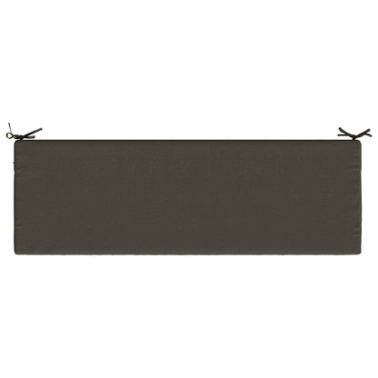 Bench Cushion SOEST 100% Polyester Anthracite 140 x 50 x 5 cm