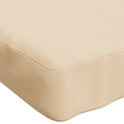 Bench Cushion SOEST 100% Polyester Cream 140 x 50 x 5 cm
