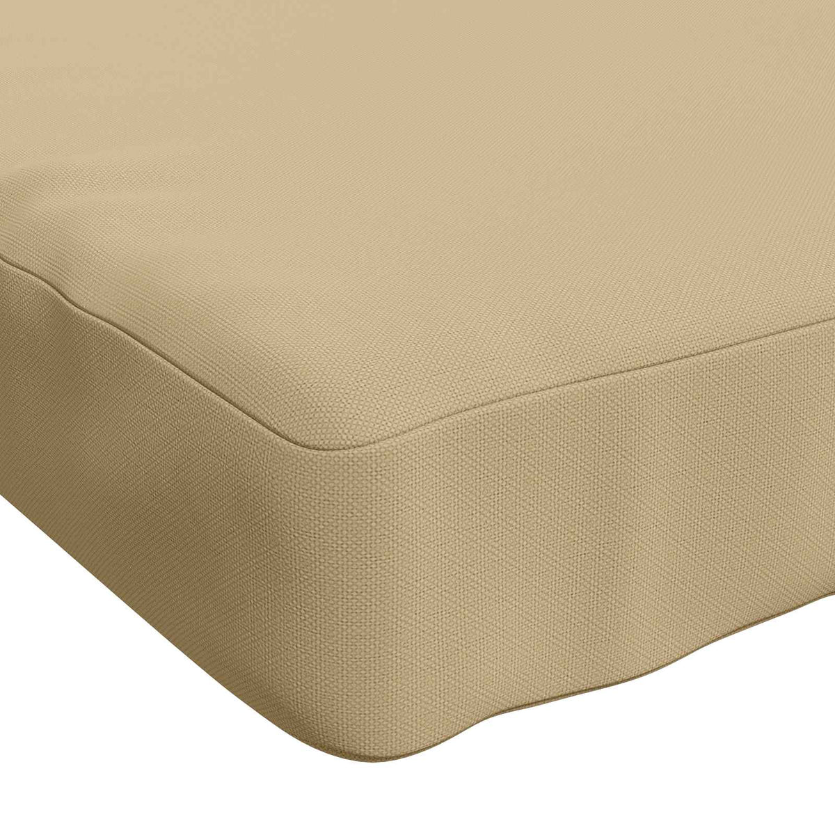 Bench Cushion SOEST 100% Polyester Beige 140 x 50 x 5 cm