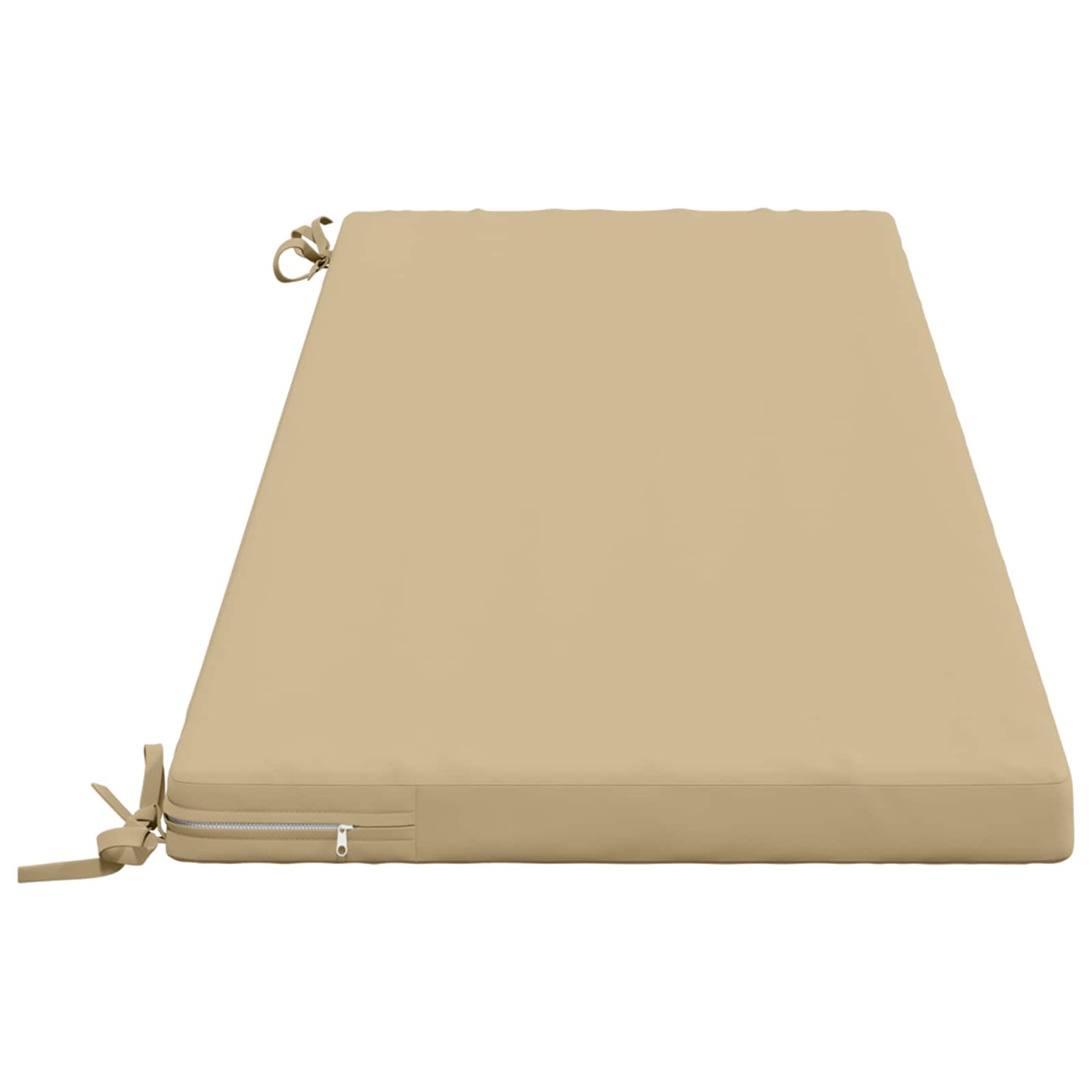 Bench Cushion SOEST 100% Polyester Beige 140 x 50 x 5 cm