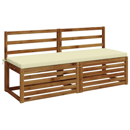 Bench Cushion SOEST 100% Polyester Cream 140 x 50 x 5 cm