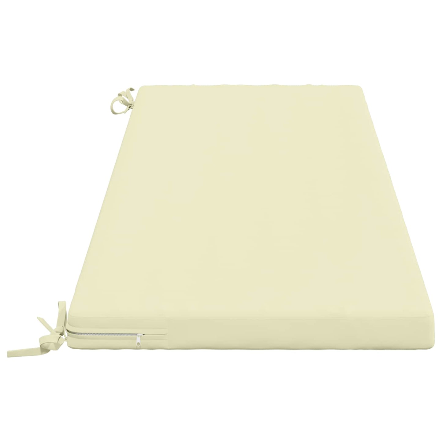 Bench Cushion SOEST 100% Polyester Cream 140 x 50 x 5 cm