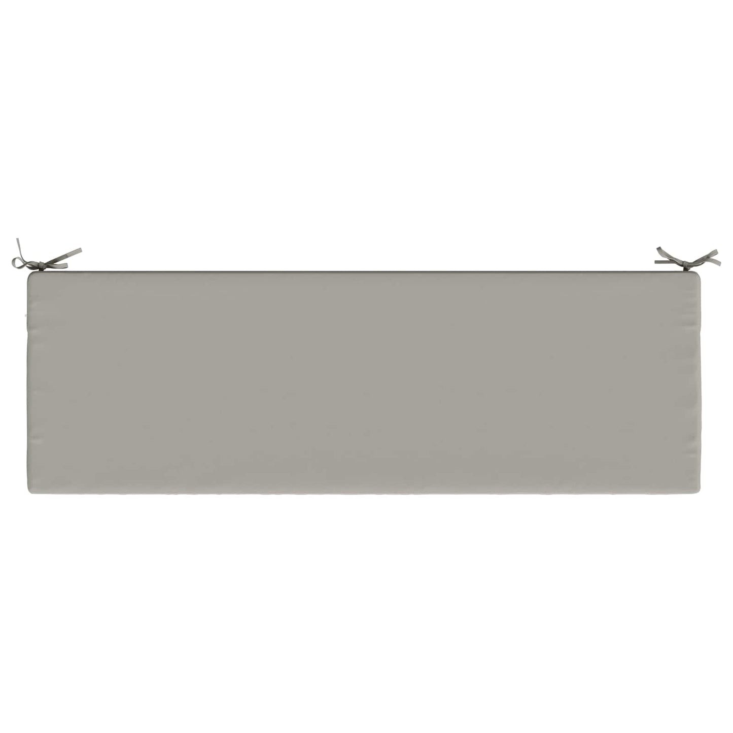 2-Piece Bench Cushions SOEST 2 pcs 100% Polyester Grey