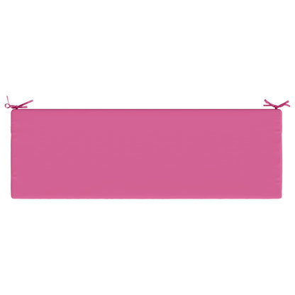 Bench Cushion SOEST 100% Polyester Pink 140 x 50 x 5 cm