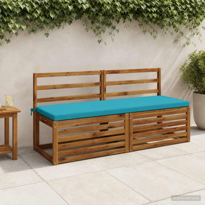 Bench Cushion SOEST 100% Polyester Turquoise 140 x 50 x 5 cm
