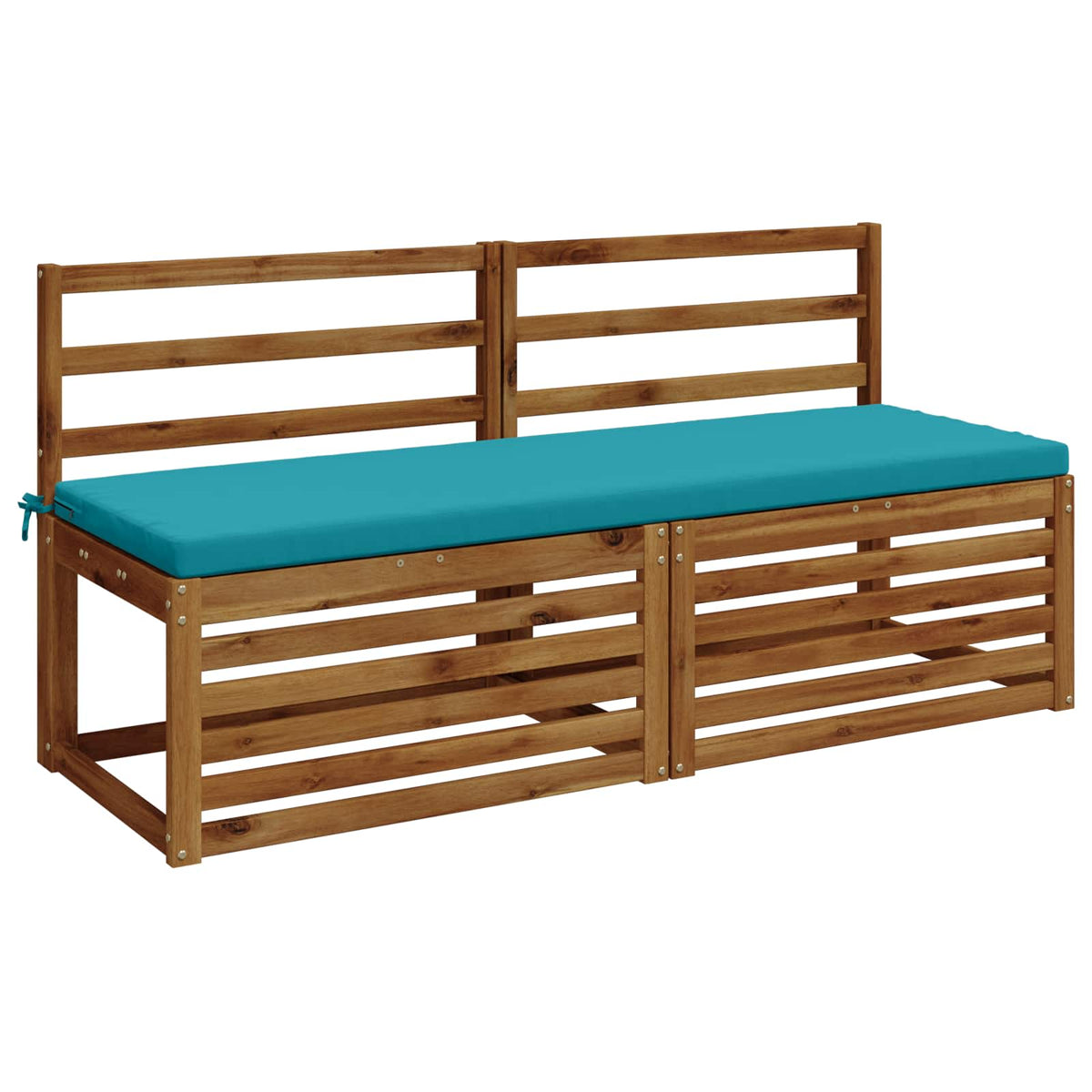 Bench Cushion SOEST 100% Polyester Turquoise 140 x 50 x 5 cm