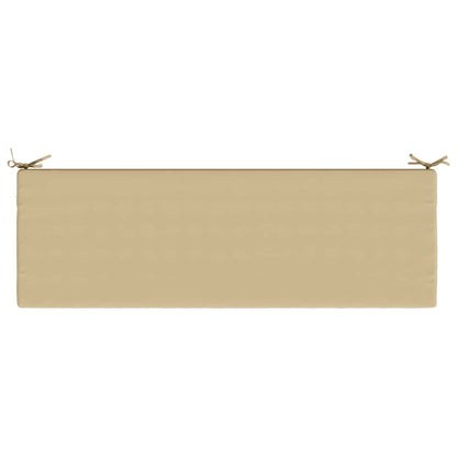 2-Piece Bench Cushions SOEST 2 pcs 100% Polyester Beige