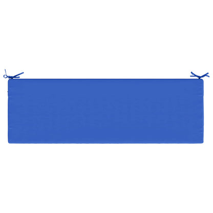 2-Piece Bench Cushions SOEST 2 pcs 100% Polyester Royal Blue