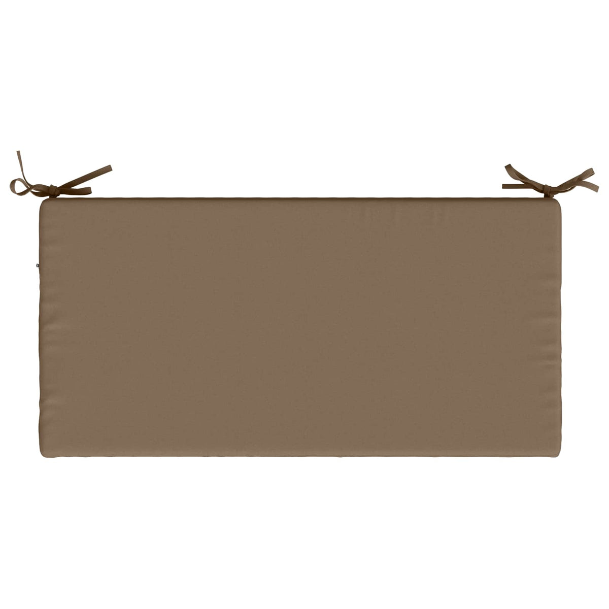 2-Piece Bench Cushions SOEST 2 pcs 100% Polyester Taupe