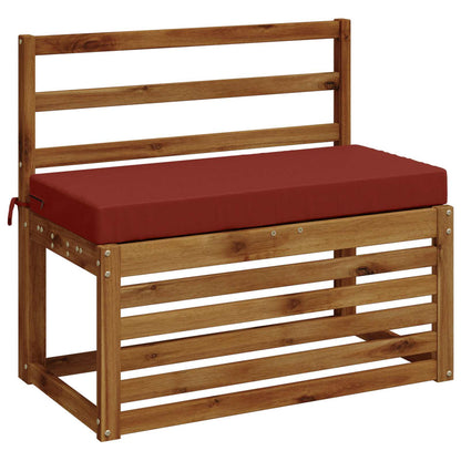 2-Piece Bench Cushions SOEST 2 pcs 100% Polyester Red