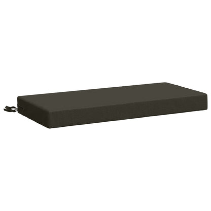 2-Piece Bench Cushions SOEST 2 pcs 100% Polyester Anthracite
