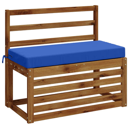 2-Piece Bench Cushions SOEST 2 pcs 100% Polyester Royal Blue