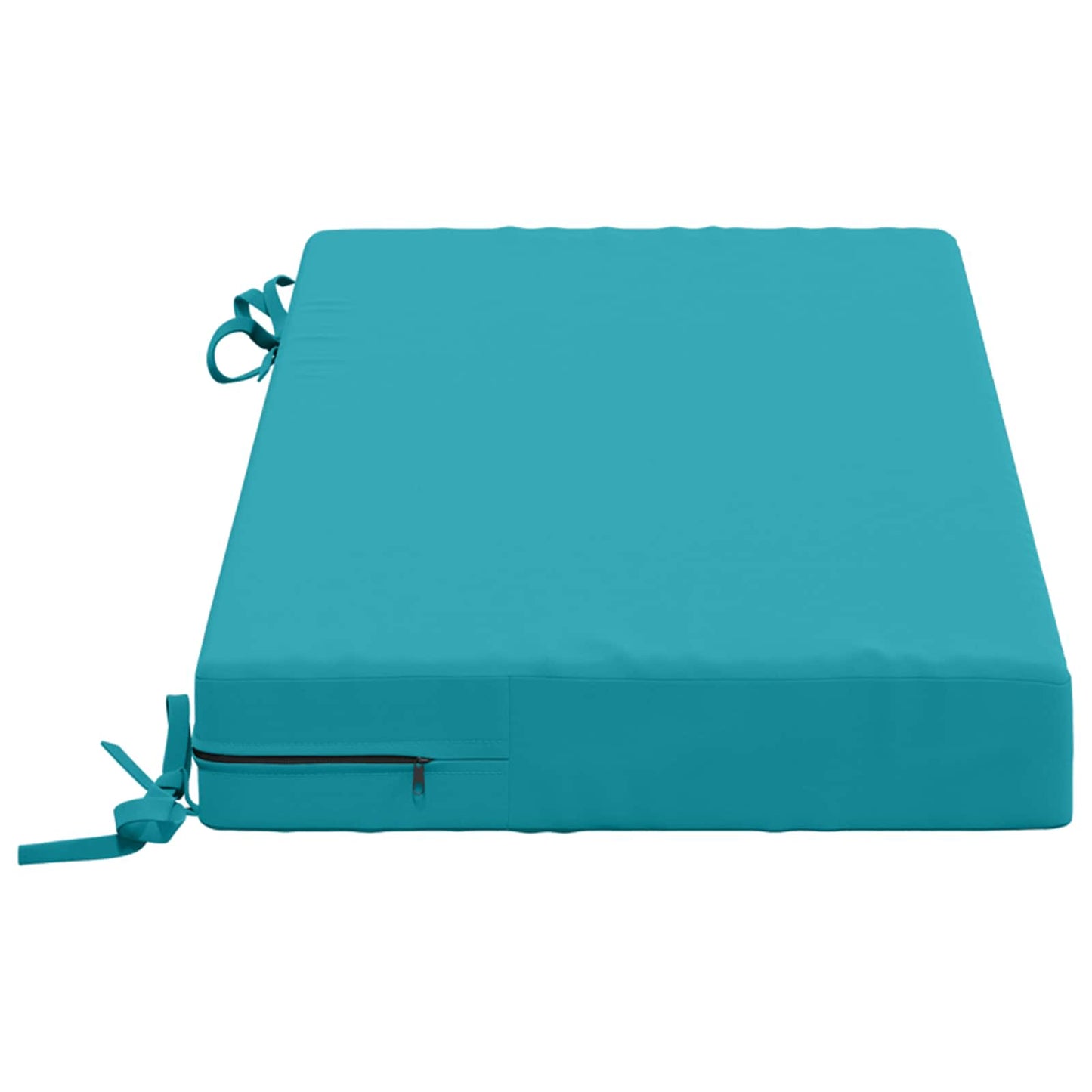 2-Piece Bench Cushions SOEST 2 pcs 100% Polyester Turquoise