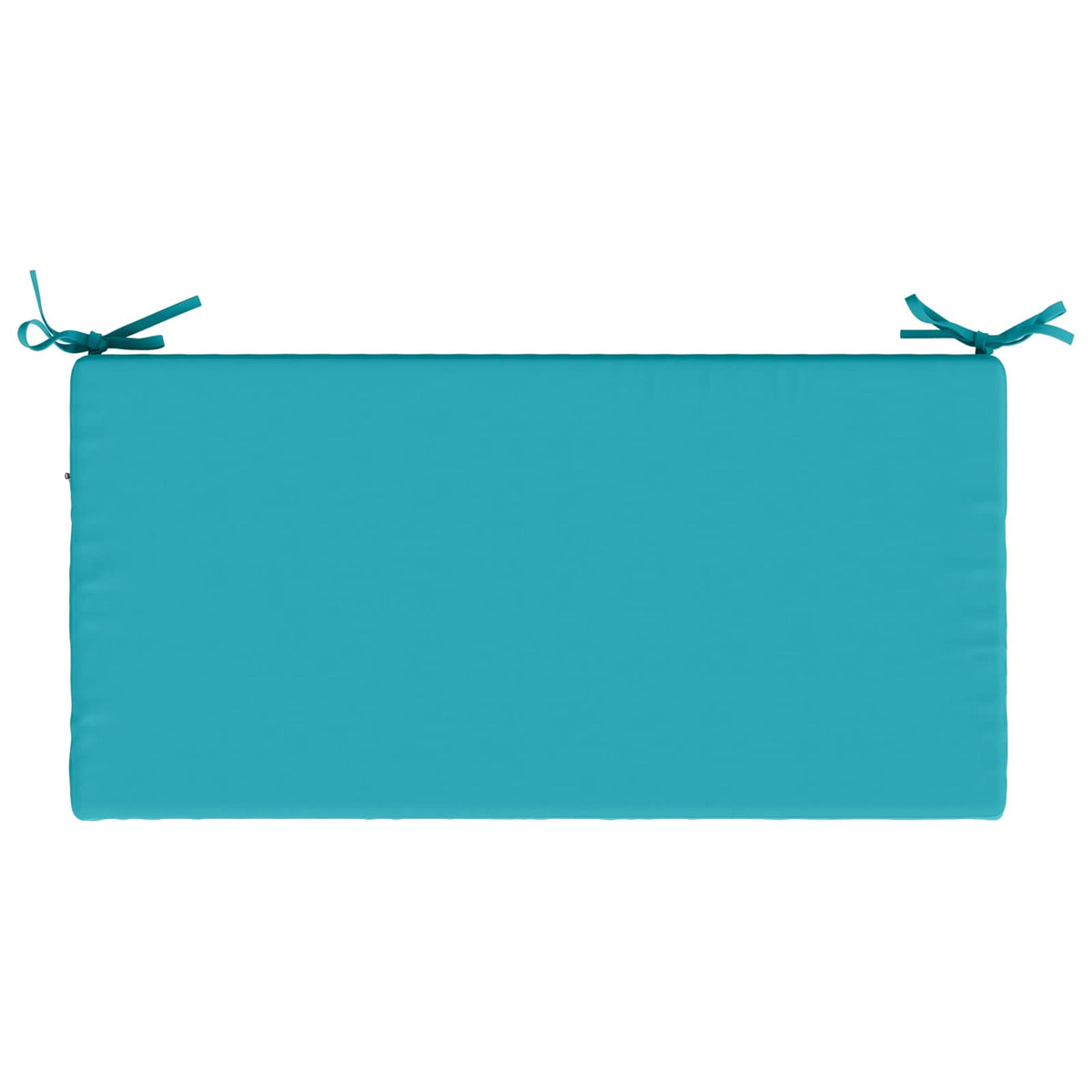 2-Piece Bench Cushions SOEST 2 pcs 100% Polyester Turquoise