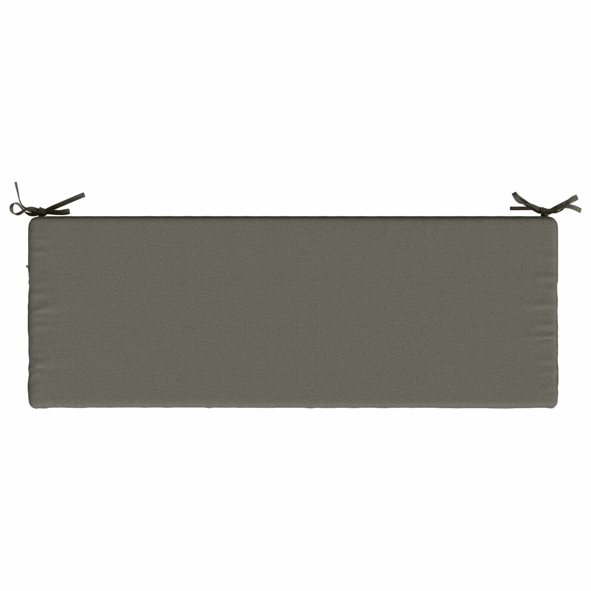 2-Piece Bench Cushions SOEST 2 pcs 100% Polyester Grey