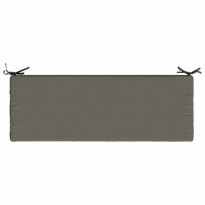 2-Piece Bench Cushions SOEST 2 pcs 100% Polyester Grey