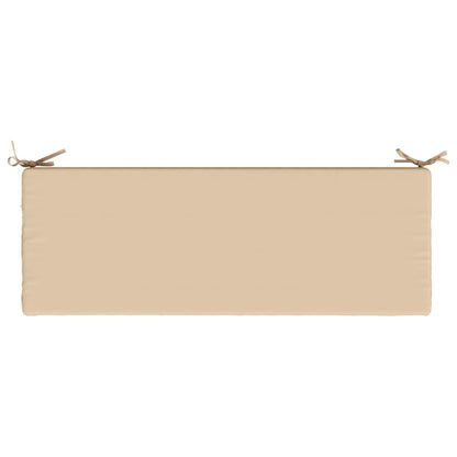 2-Piece Bench Cushions SOEST 2 pcs 100% Polyester Cream