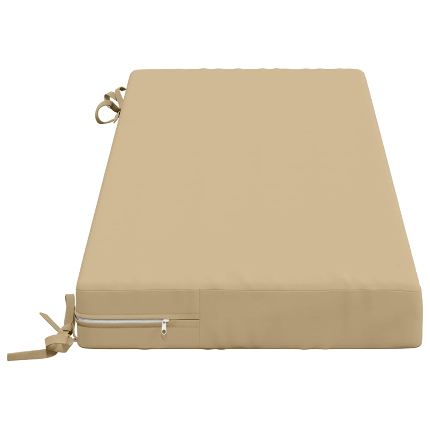 2-Piece Bench Cushions SOEST 2 pcs 100% Polyester Beige