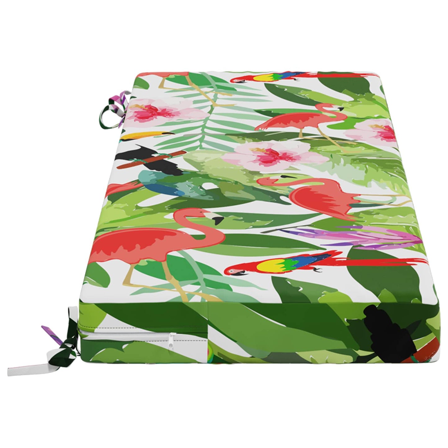 2-Piece Bench Cushions SOEST 2 pcs 100% Polyester Multicolour