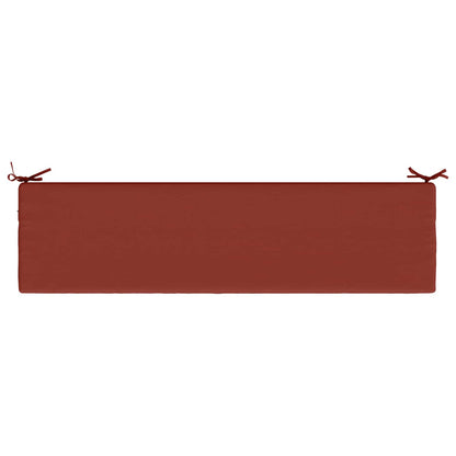 2-Piece Bench Cushions SOEST 2 pcs 100% Polyester Red