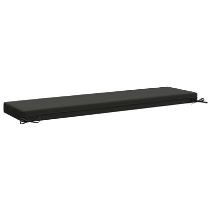 2-Piece Bench Cushions SOEST 2 pcs 100% Polyester Anthracite