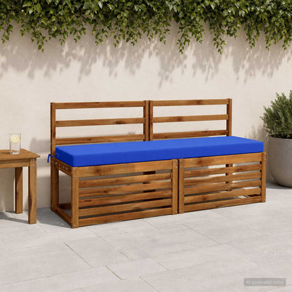 Bench Cushion SOEST 100% Polyester Royal Blue 160 x 40 x 8 cm