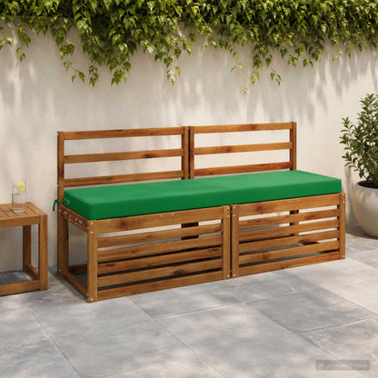 Bench Cushion SOEST 100% Polyester Green 150 x 40 x 8 cm