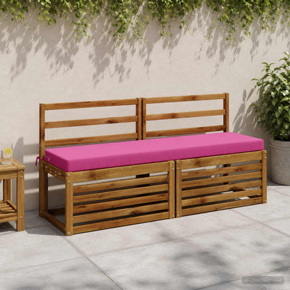 Bench Cushions SOEST 2 pcs 100% Polyester Pink 150 x 40 x 8 cm