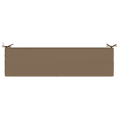 Bench Cushion SOEST 100% Polyester Taupe 150 x 40 x 8 cm