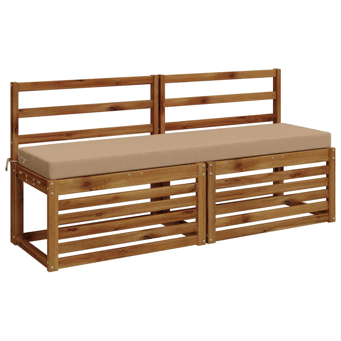 Bench Cushion SOEST 100% Polyester Sand 150 x 40 x 8 cm