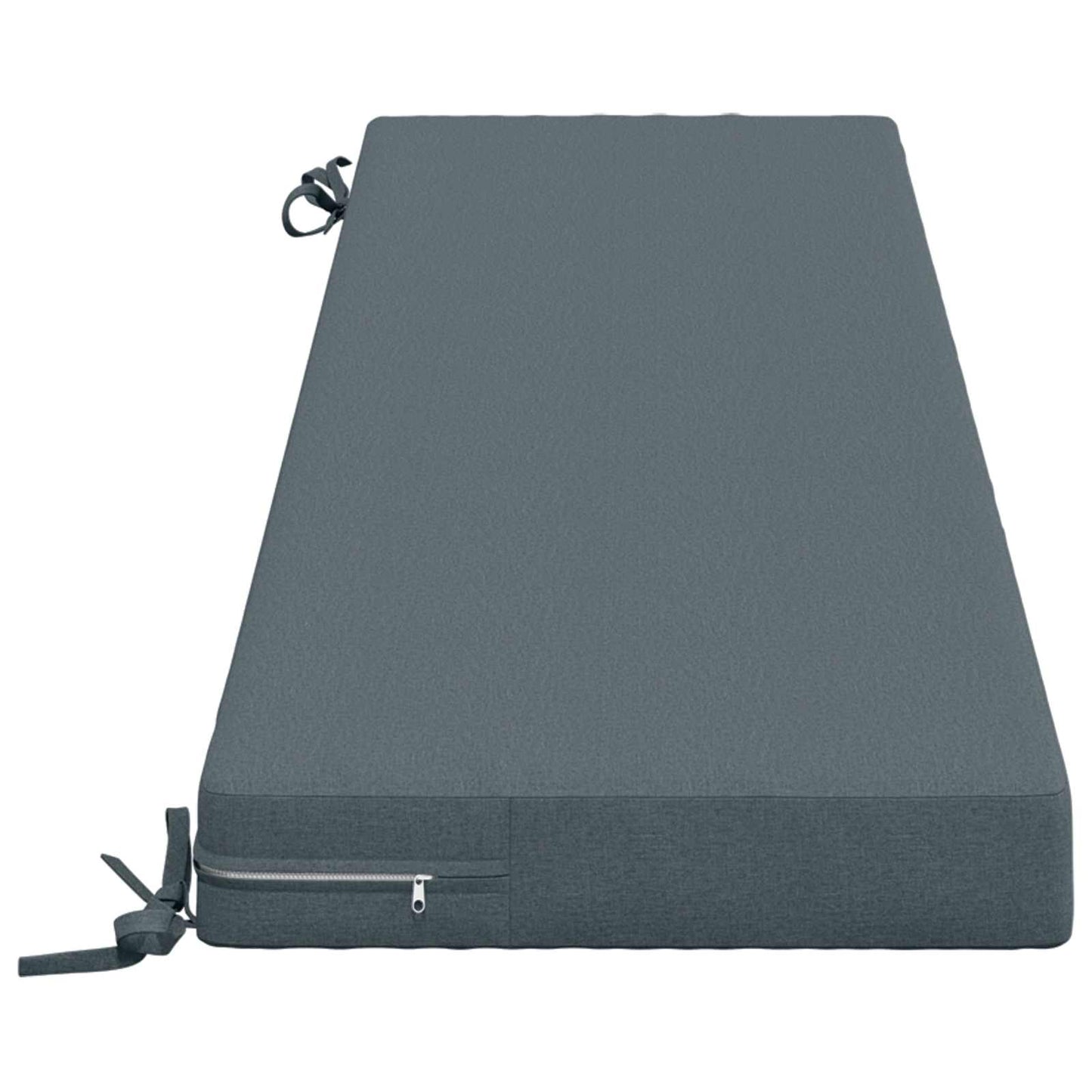 Bench Cushion SOEST 100% Polyester Blue 150 x 40 x 8 cm
