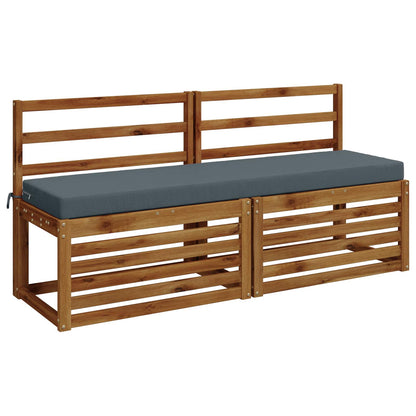 Bench Cushions SOEST 2 pcs 100% Polyester Blue 150 x 40 x 8 cm