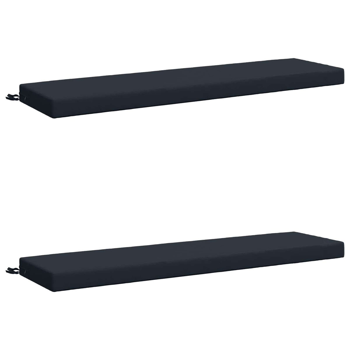 Bench Cushions SOEST 2 pcs 100% Polyester Dark Blue