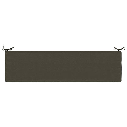 Bench Cushion SOEST 100% Polyester Anthracite 150 x 40 x 8 cm