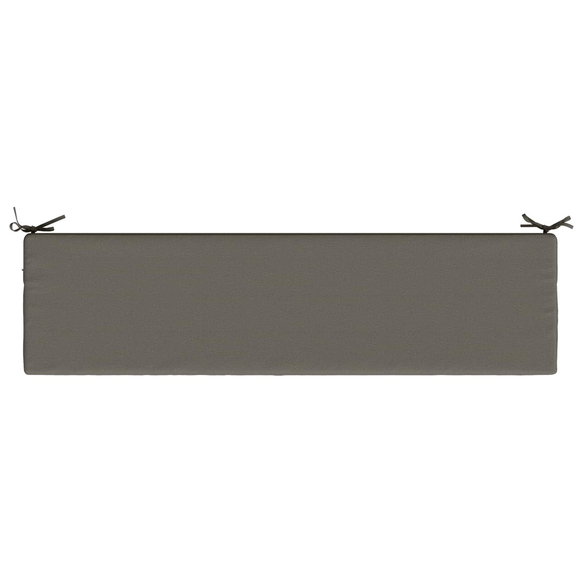 Bench Cushion SOEST 100% Polyester Grey 150 x 40 x 8 cm