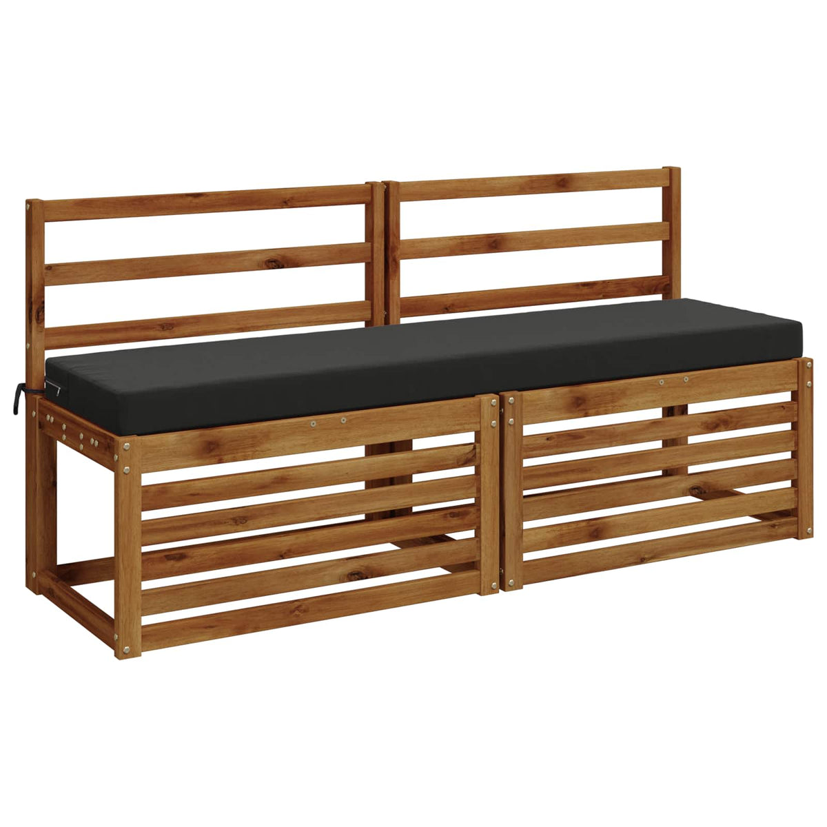 Bench Cushions SOEST 2 pcs 100% Polyester Anthracite