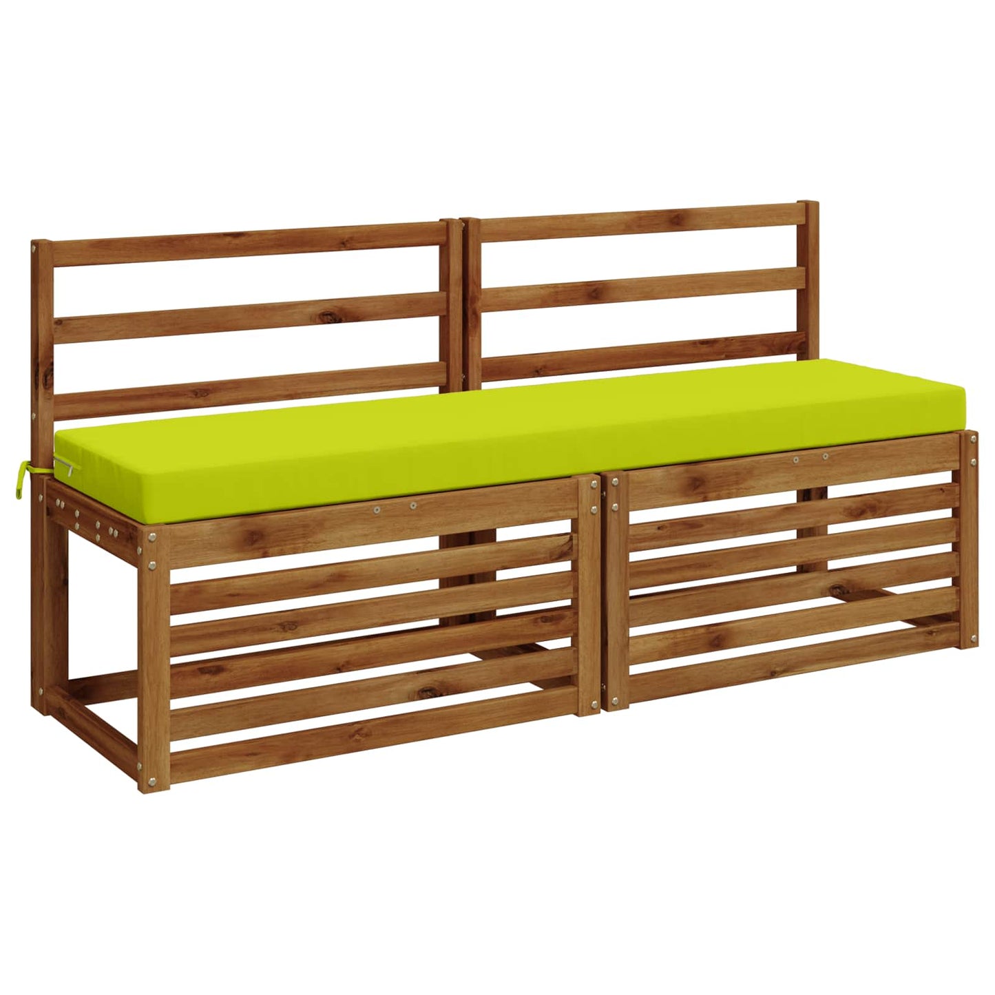 Bench Cushion SOEST 100% Polyester Bright Green 150 x 40 x 8 cm